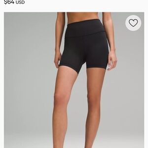 Lululemon Athletica Black Bike Shorts High-Waisted